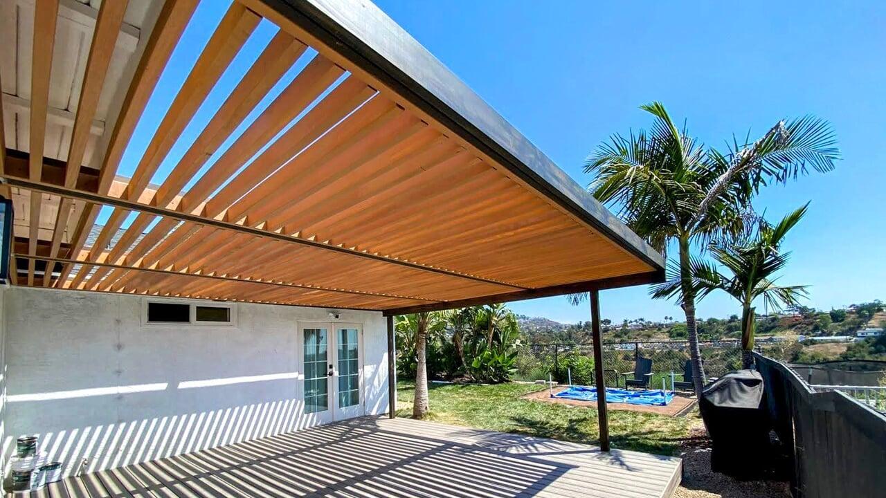 Patio deck roof san diego